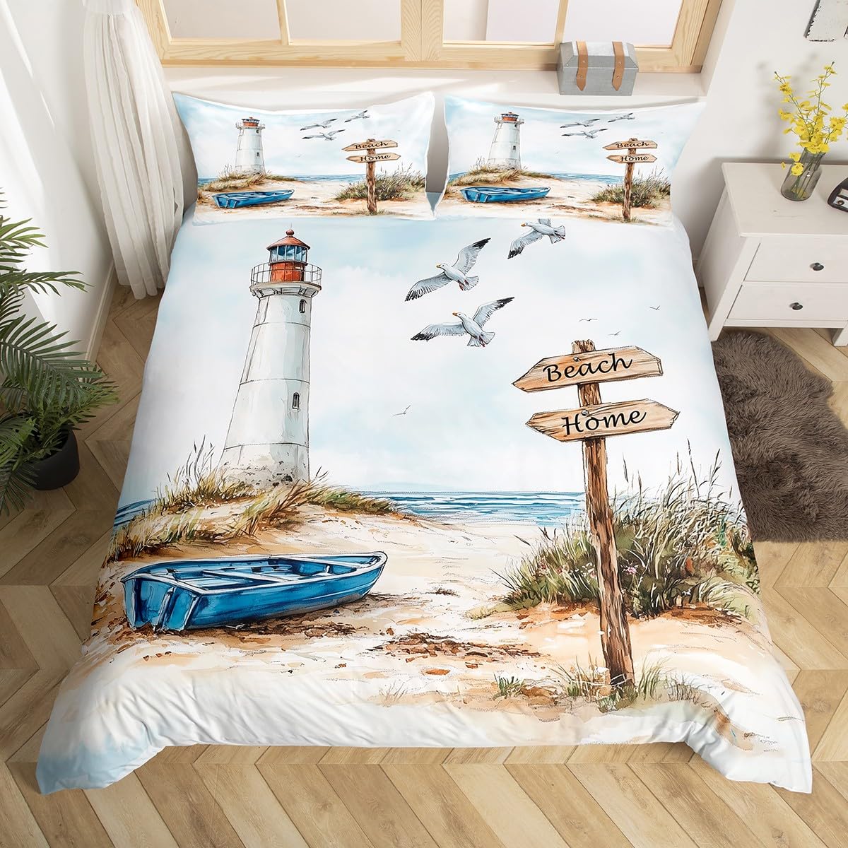 Housse de couette vagues Manfei pour transformer la chambre d'enfant en oasis d'été