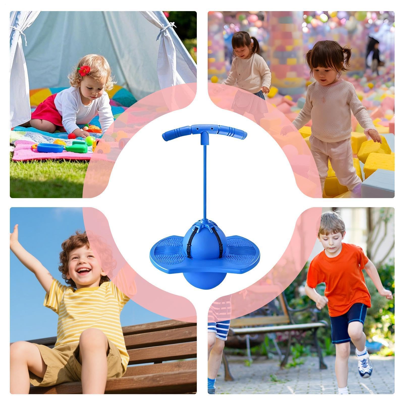 Pelota Saltarina para Niños,Antideslizante y Elástica Divertida - de Pelota Saltarina,para Casa Colegio Parque Viaje Deportes Camping Cumpleaños Vacaciones
