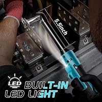JUDANNA 3/8" Akkus Racsnis Kulcs Makita 18V 80Nm Dugókulcs Szett 7 Részes Adapter Nélkül Akkumulátor 2