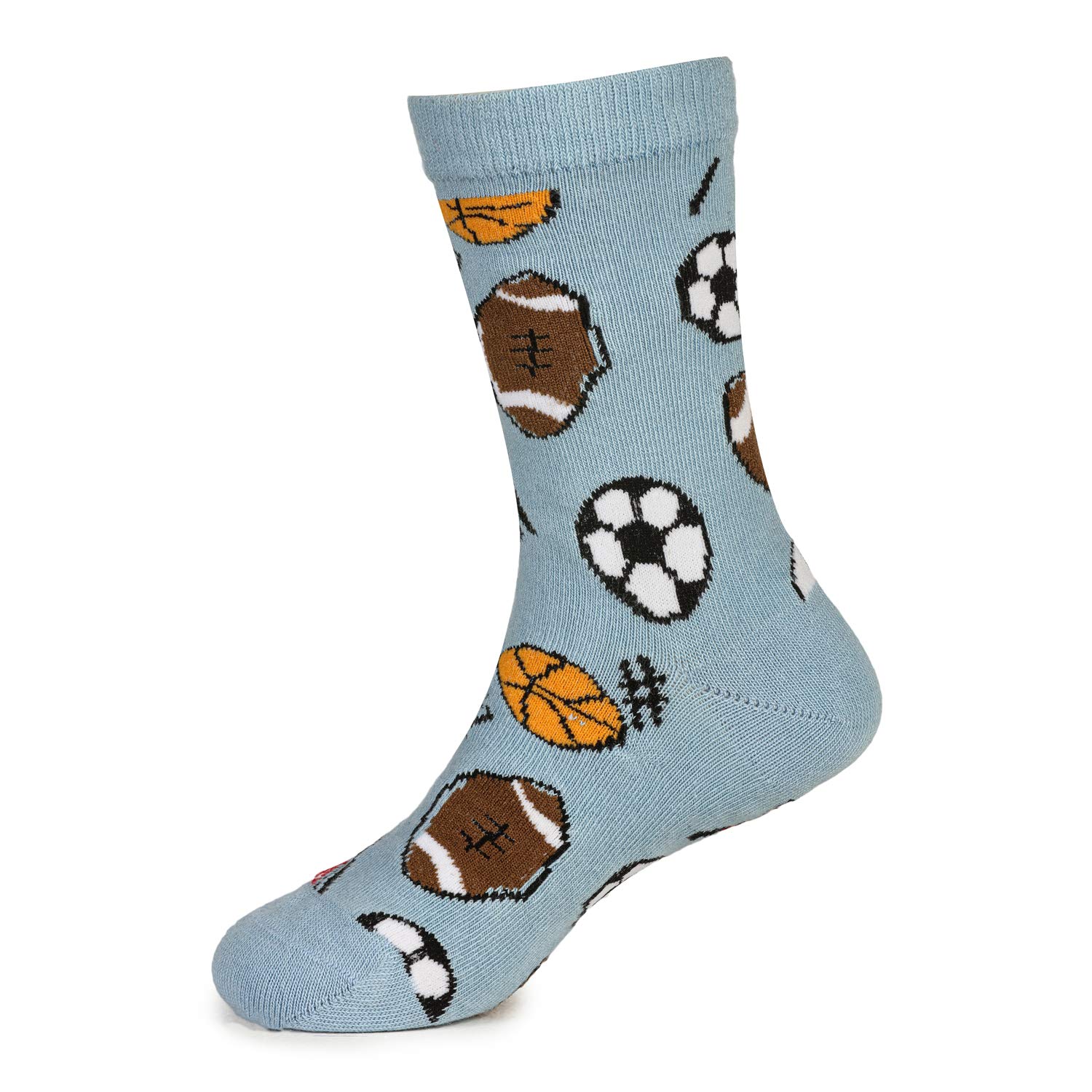 KazarMax Multicolor Sport Printed Full Length Soft Cotton Designer Socks for Kids Boys & Girls(Pack of 3_X-Large) 2