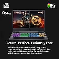 Vista 4 de acer Nitro 5 AN515-58-725A - Laptop para juegos Intel Core i7-12700H GPU NVIDIA GeForce RTX 3060 Pantalla IPS FHD de 15.6 pulgadas 144Hz 3ms