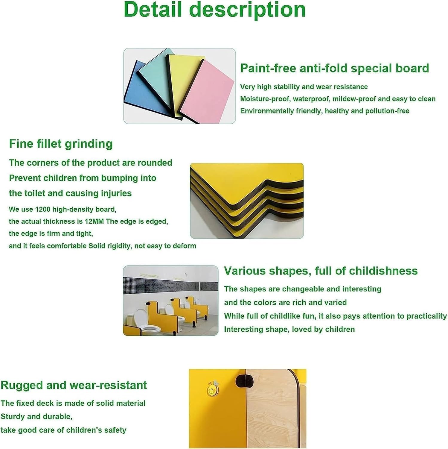 1PCS Urinal Privacy Screen,Public Toilet Partition Board, Toilet Privacy Partition Divider Screen(L300mm*H600mm)