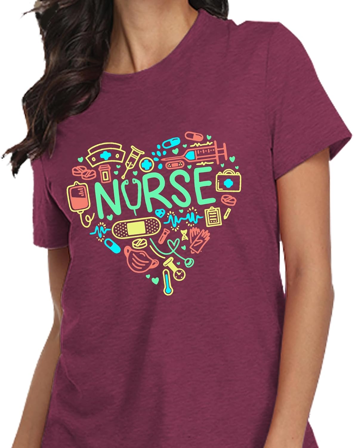 qdl Mardi Gras Shirt for Women - Fat Tuesday Party T-Shirt, Purple Green Gold Festival Tee - Image 2