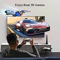 Vista 4 de UGREEN Conmutador HDMI 5 en 1 de salida 4K@60Hz, divisor HDMI con control remoto, selector de 5 puertos, caja de conmutación compatible con 3D CEC