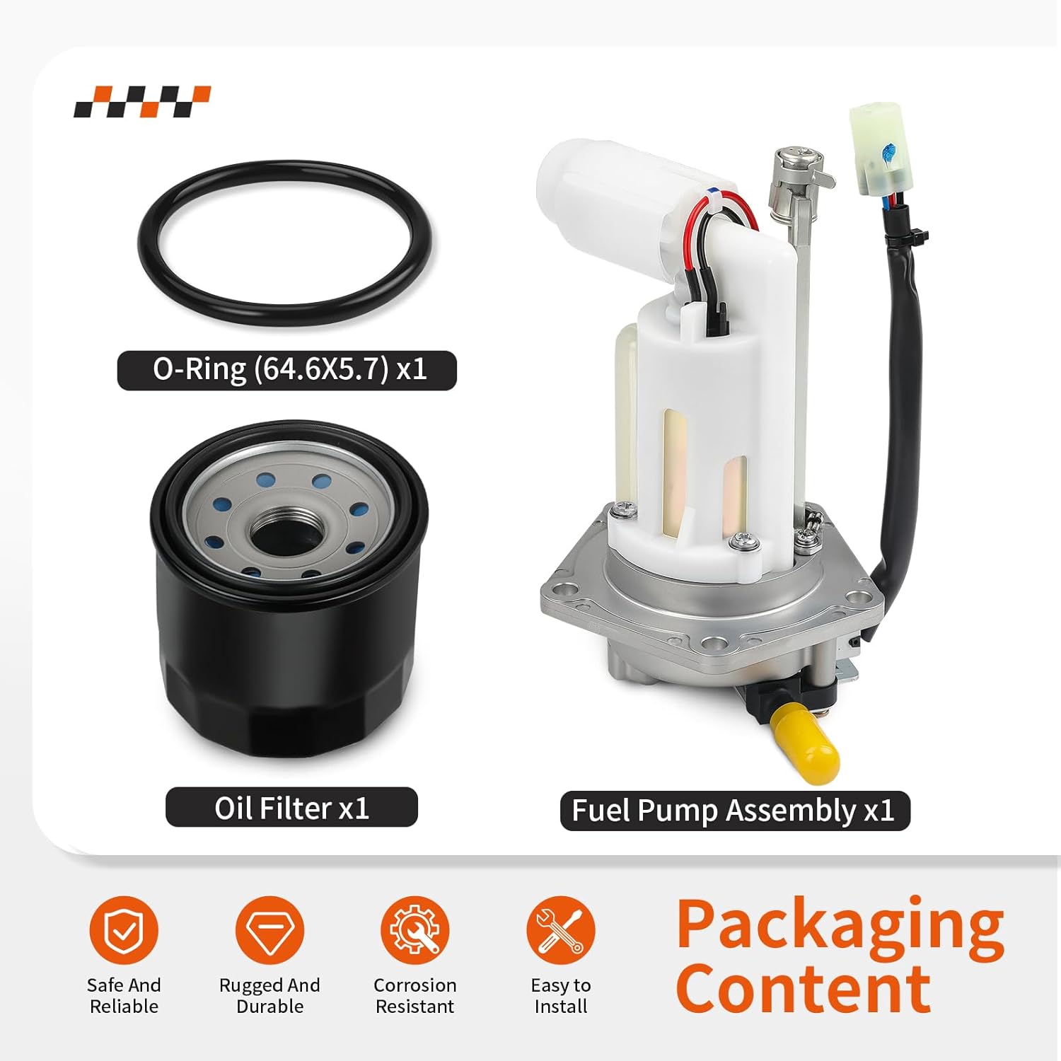Fuel Pump Assembly W/O-Ring + Oil Filter For Kawasaki Versys 650 KLE650 2007-2014 49040-0026