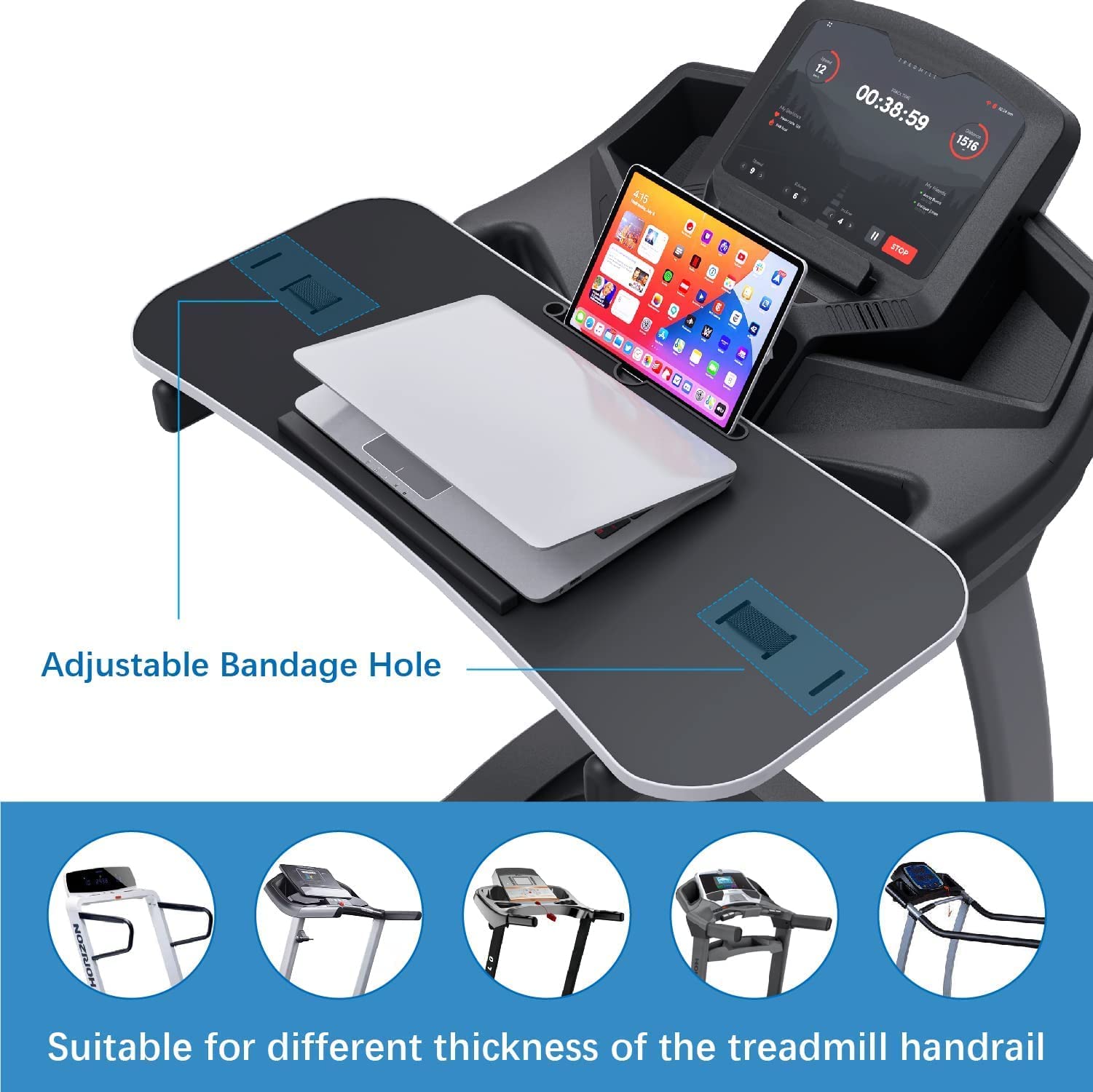 Buy Treadmill Desk Attachment, 36 inches Universal Treadmill Laptop