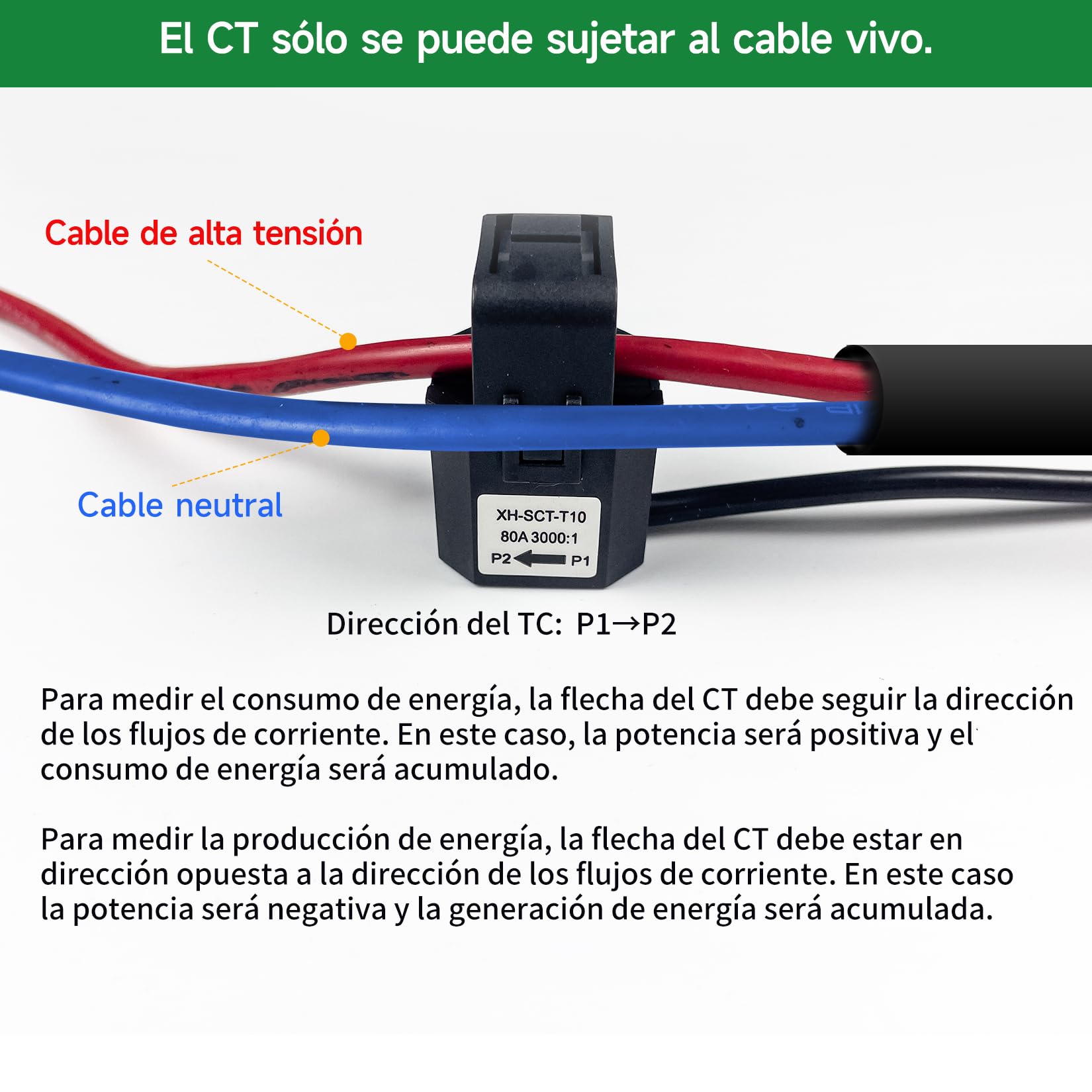 OWON Tuya Smart Home Monitor de energía Wi-Fi trifásico, medidor de potencia bidireccional de 1 o 3 fases con 3 abrazaderas de 200A, medición solar/red, medidor de electricidad en tiempo real