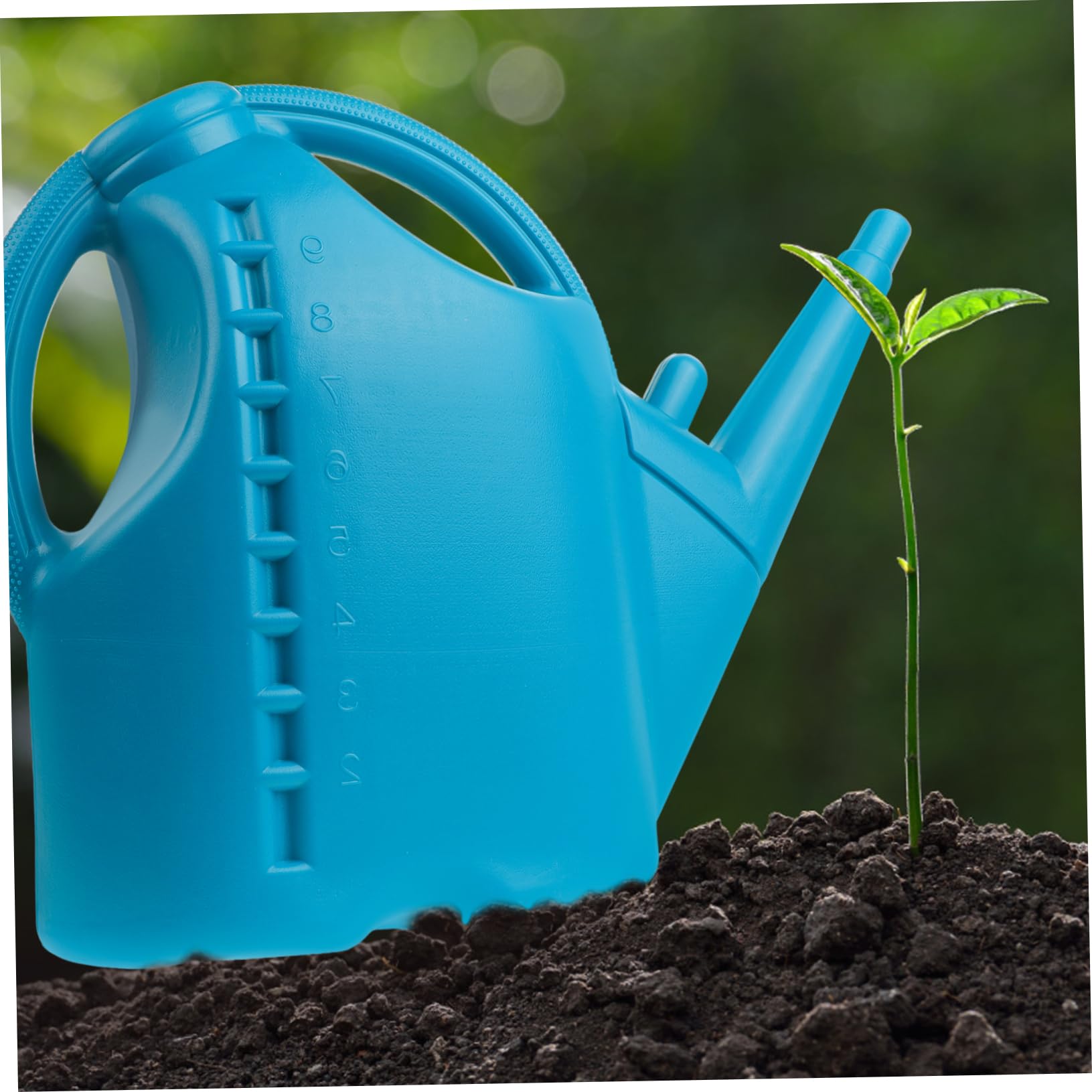 BESPORTBLE 10L Gießkanne aus Kunststoff mit Langem Ausguss und Großer Squeeze Flasche Blau für Garten und Pflanzenbewässerung von Sukkulenten