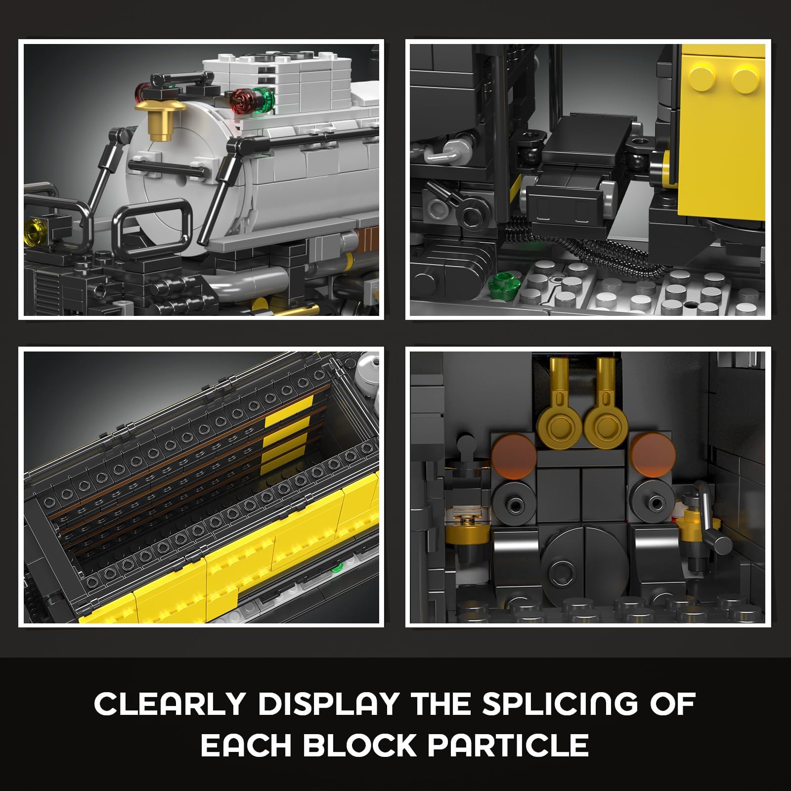 Mould King 12049 - Set di costruzione di locomotive a vapore, 3040+ pezzi, kit di modellini di treni su larga scala con binari e tender per carbone, progetto di assemblaggio meccanico per adulti e