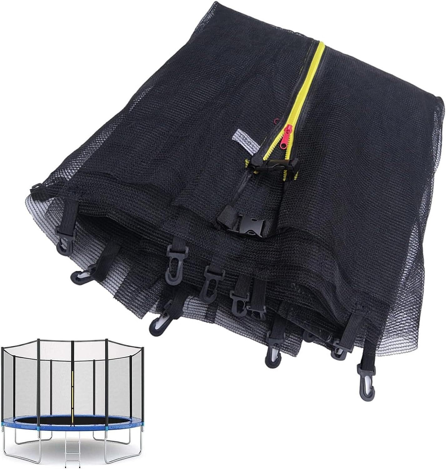 KEEYTT Nylonowa siatka ochronna Akcesoria do trampoliny Wymienna siatka zewnętrzna Wymienne trampoliny i akcesoria (Size : 8FT)