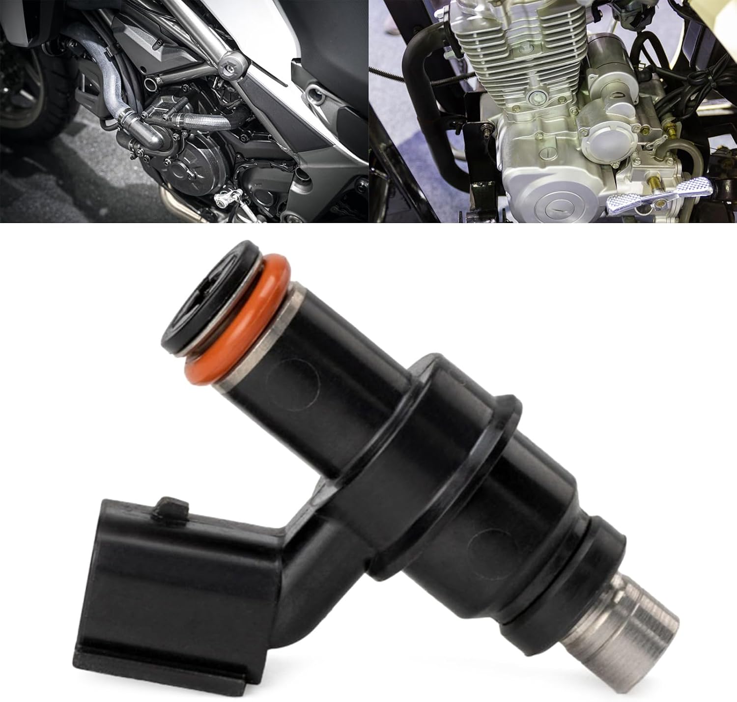 Motorbike Injectors Assembly for GSXR1000 2007-2008 K7 Black Motorbike Carburetors Accessory 15710-21H00 Injectors Assembly