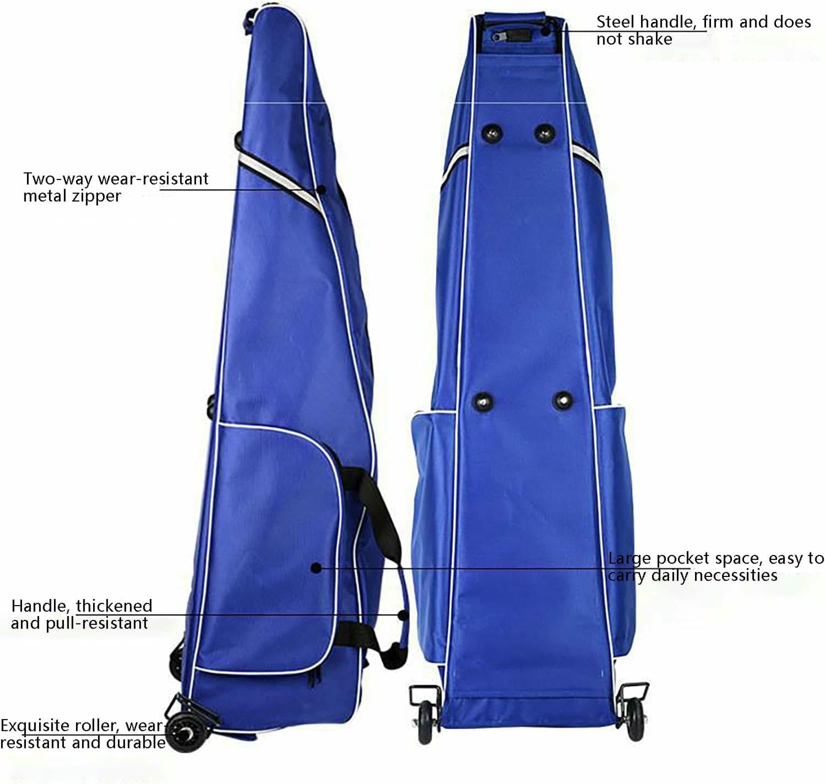Bolsa larga de almacenamiento para espadas, tela Oxford impermeable, portátil, con asa y correa para el hombro, ideal para protección y transporte de equipos