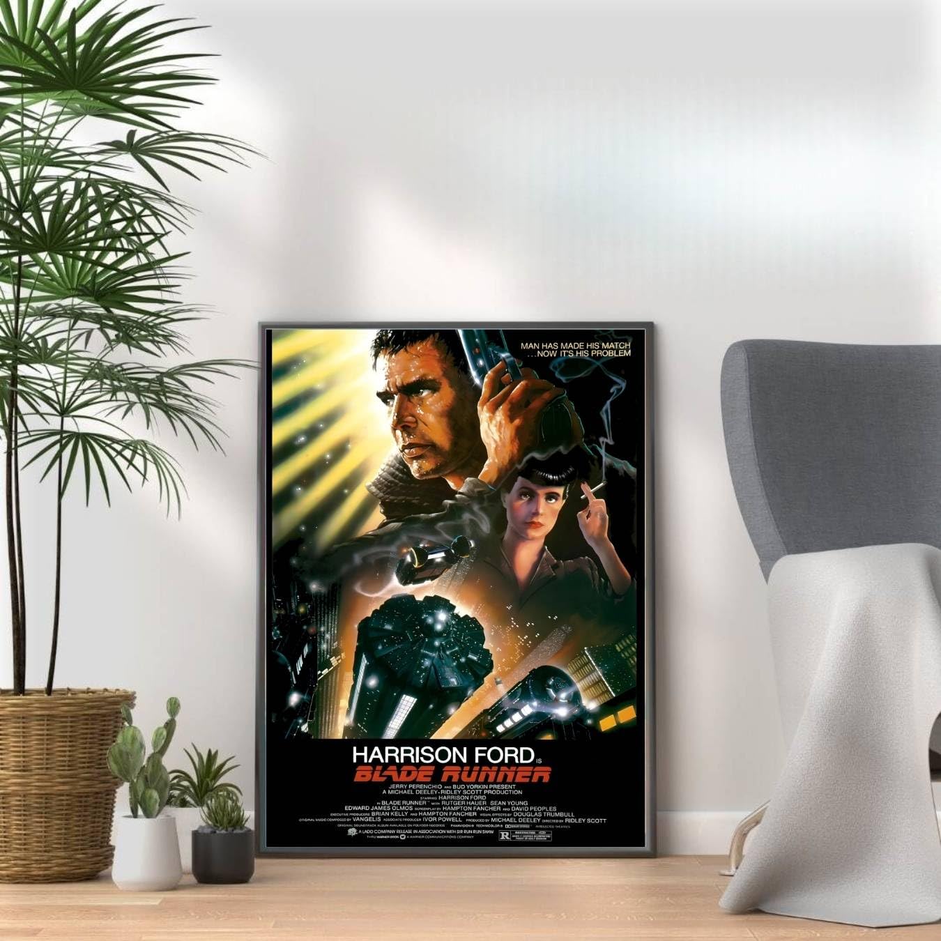 80s Classic Movie Prints, Vintage Film Poster Wall Art, Retro Cinema Decor, 1980s Movies Print, Retro Cinema Movie Lover Gift (Blade Runner, A4 Print Only (30x21cm))