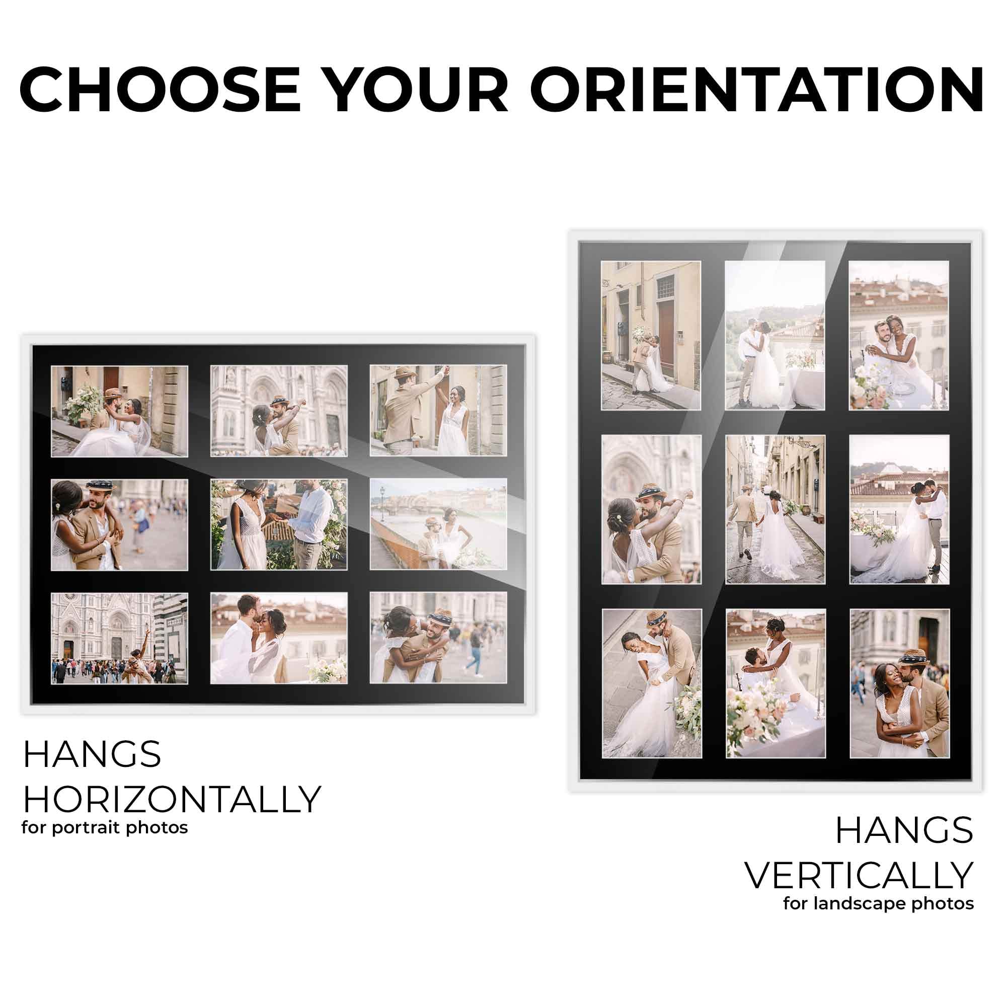 コラージュフレーム Amazon.co.jp: モダンなコラージュ写真フレーム 壁装飾 - 14.5 x 20.5