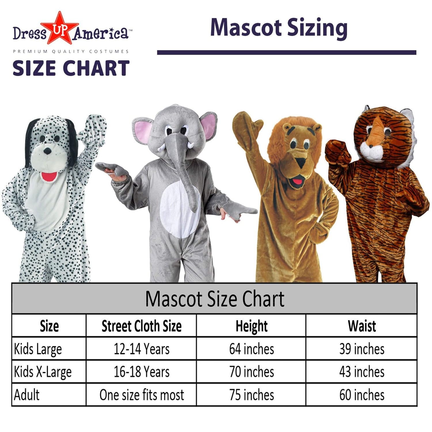 Dress Up America Kostium Maskotka Głodny Wilk dla Dorosłych - Pluszowy Strój Szary Wilk z Głową, Łapkami i Stopami dla Kobiet i Mężczyzn - Przebranie na Halloween