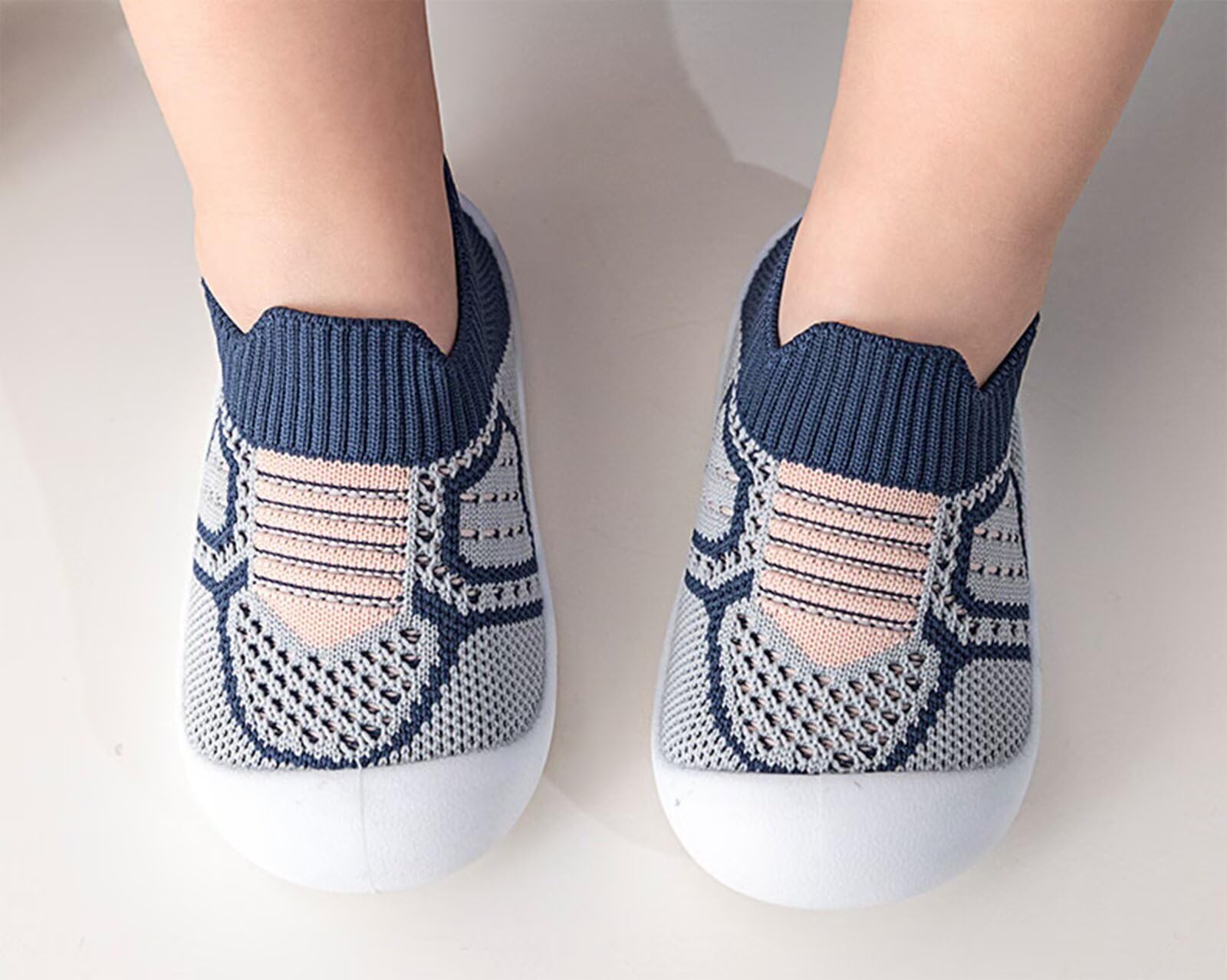 Chaussure Bébé Fille Garçon Premier Pas Chaussons de Marche pour bébés Chaussons respirants antidérapants Enfant Baskets