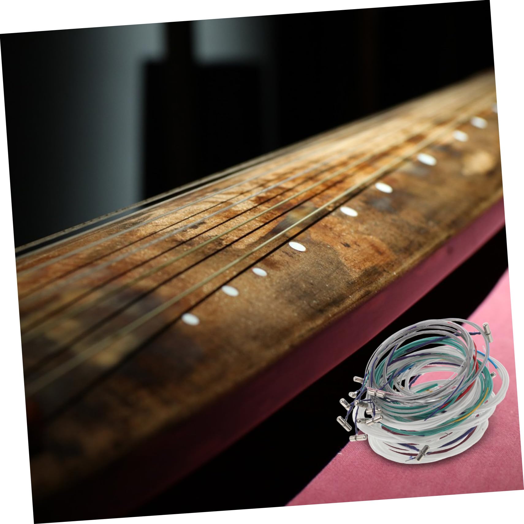 21 Stück Teiliges Guzheng Nylon Saiten Strapazierfähige Ersatzsaiten für Anfänger Zither Instrumente Flexibles Material für Langanhaltendes Üben und Einfache Montage