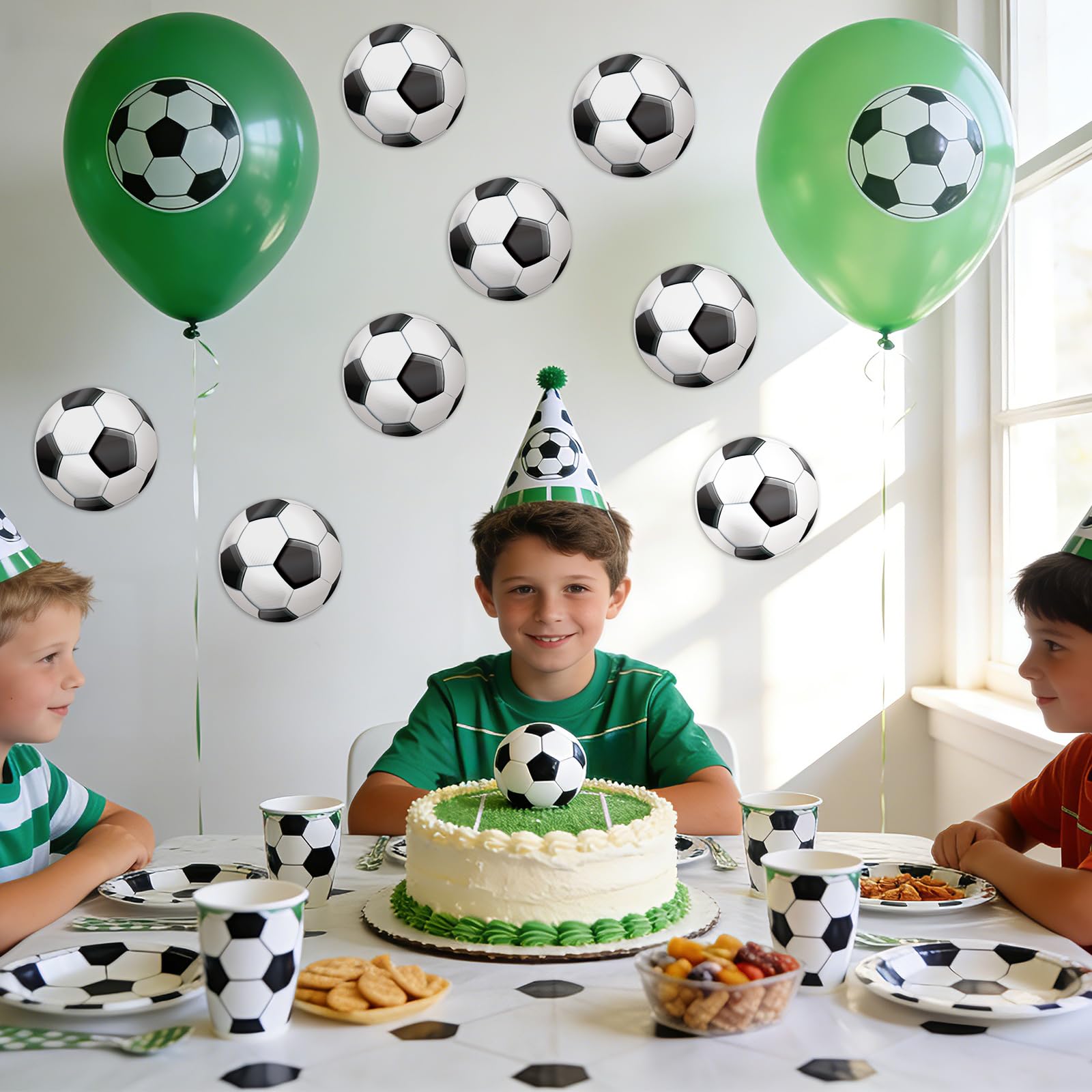Sagome di Palloni Sportivi 200pz, Decorazioni per Bacheche Tema Sportivo Calcio