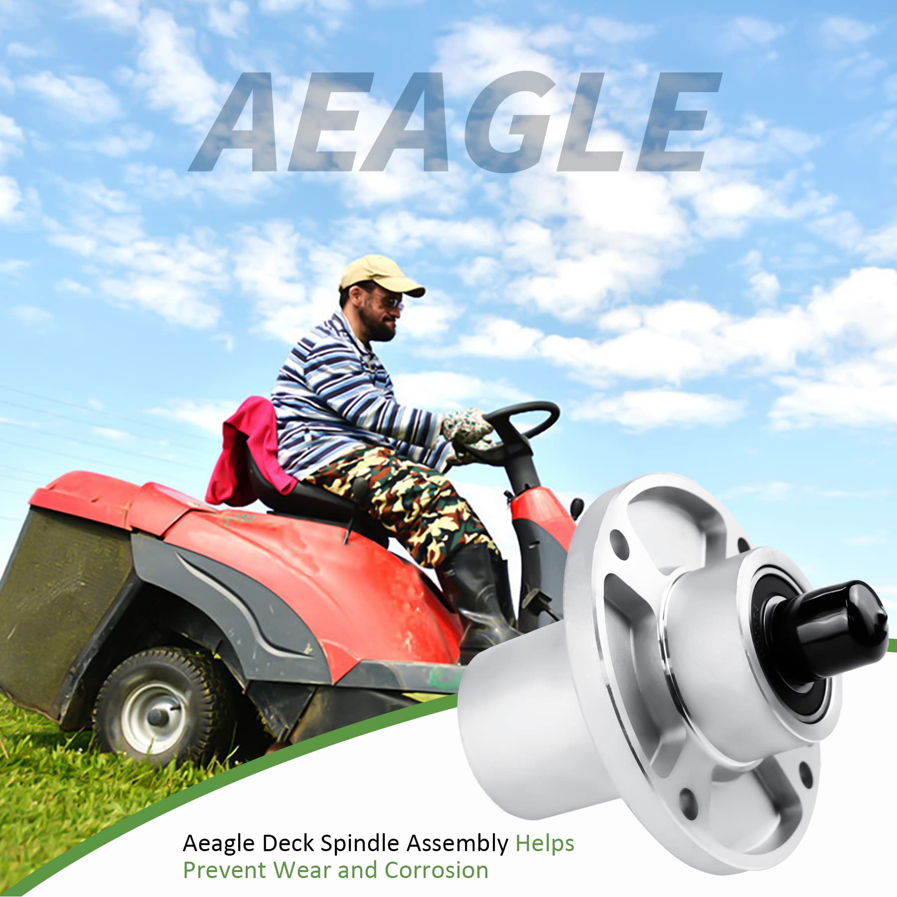 G.Times Spindelmontage 601804 – Ersatzteil Für Hustler Raptor SD, SDX, Flip-Up & Sport (36–60 Zoll)