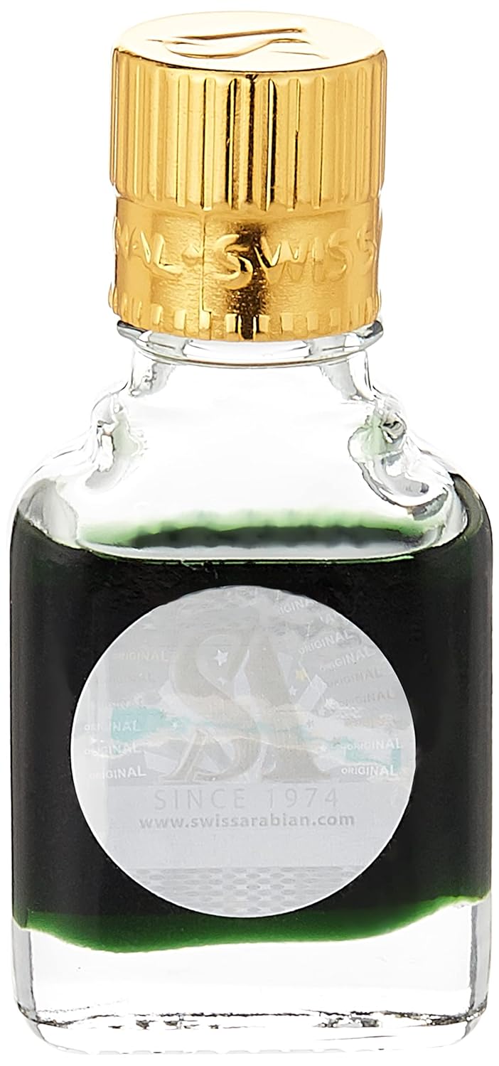 Swiss Arabian Jannet EL Firdaus Green - Concentrated Perfume Oil - Mini Perfume for Women and Men - Notes of Aldehydes, Basil, Bergamot - 0.3 oz - Image 2