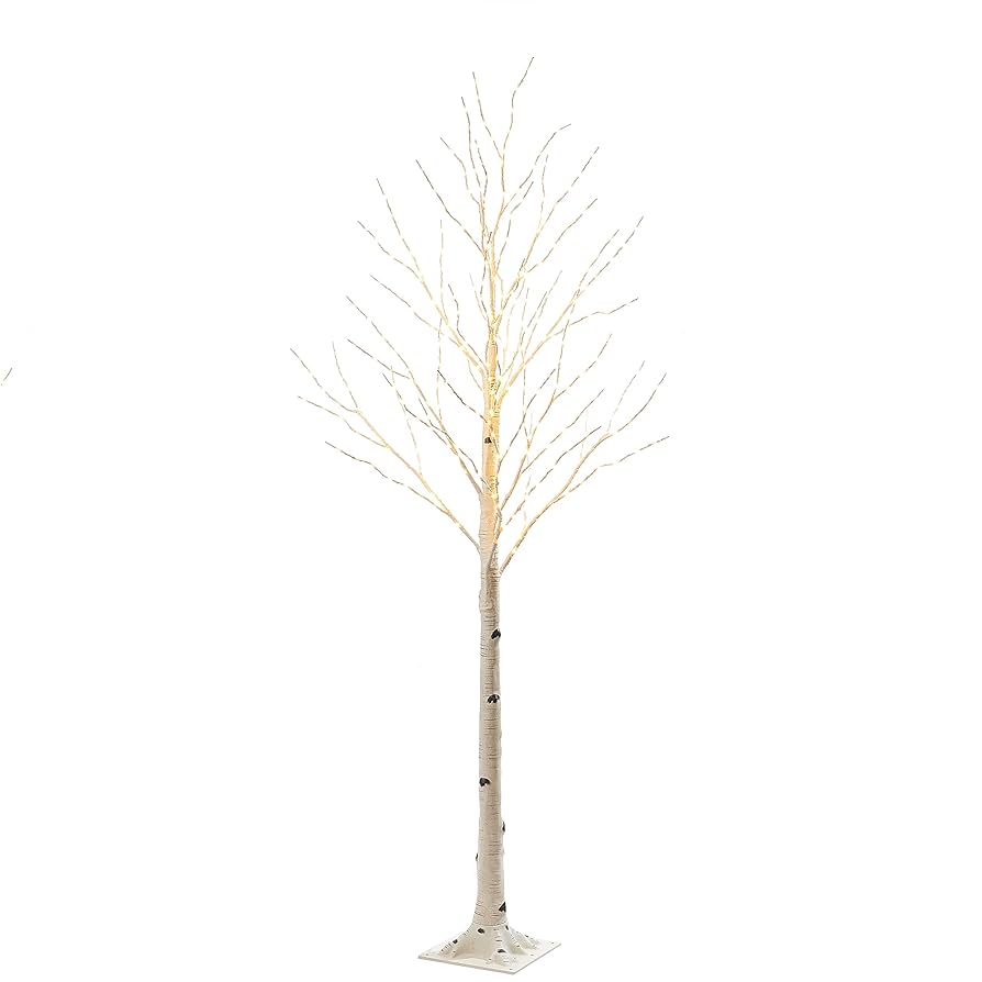 クリスマスツリー シラカバの木 光る LEDライト イルミネーション　北欧 楽天市場】☆クリスマスツリー シラカバの木 228cm 光る LED