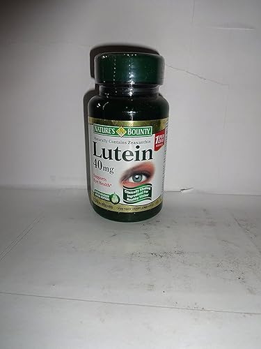 Nb Lutein 40mg Softgels Tamaño 30ct Nature Bounty Luteína 40 mg Softgels 30ct paquete de 3