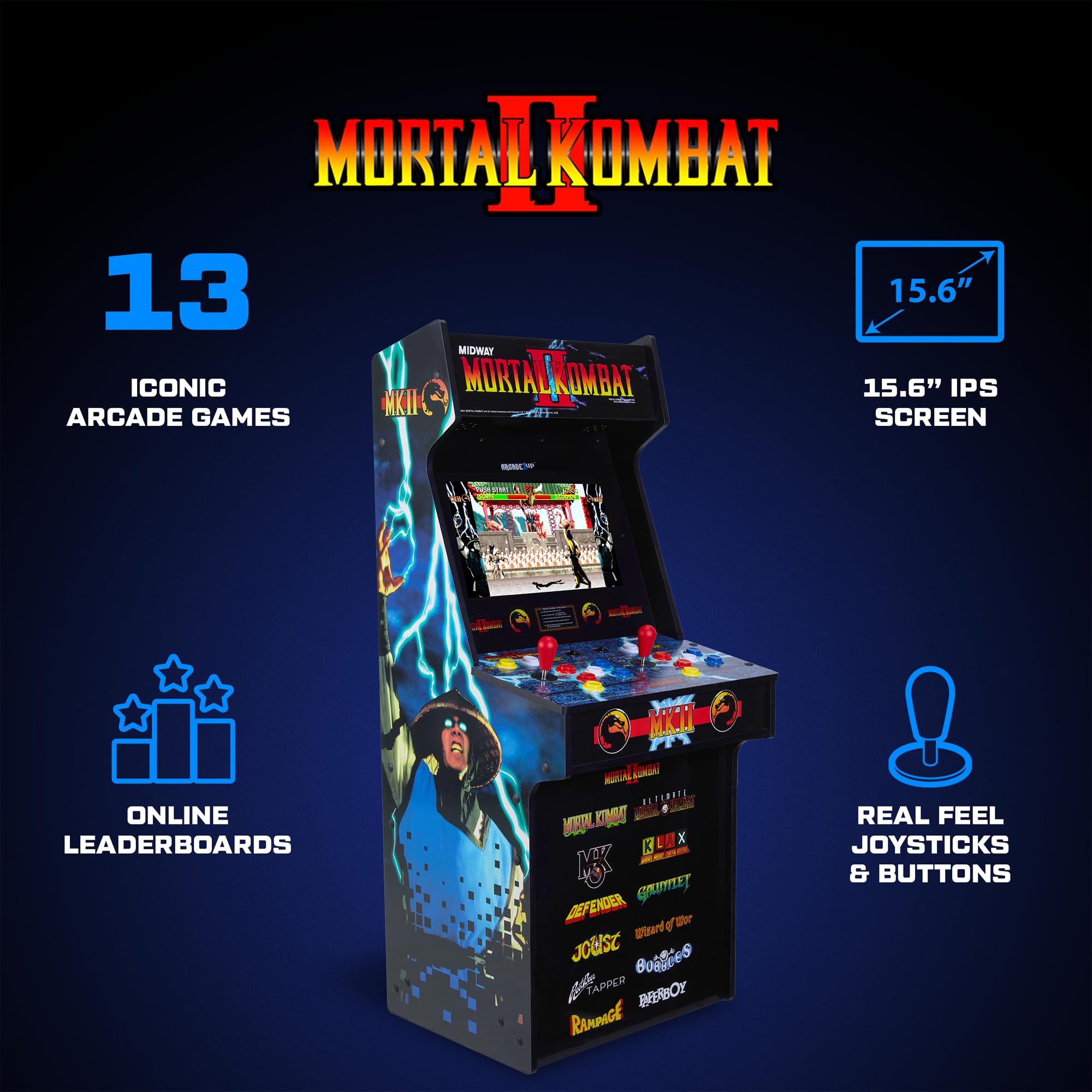 Amazon | Arcade1up Mortal Kombat II クラシック SE アーケードゲーム