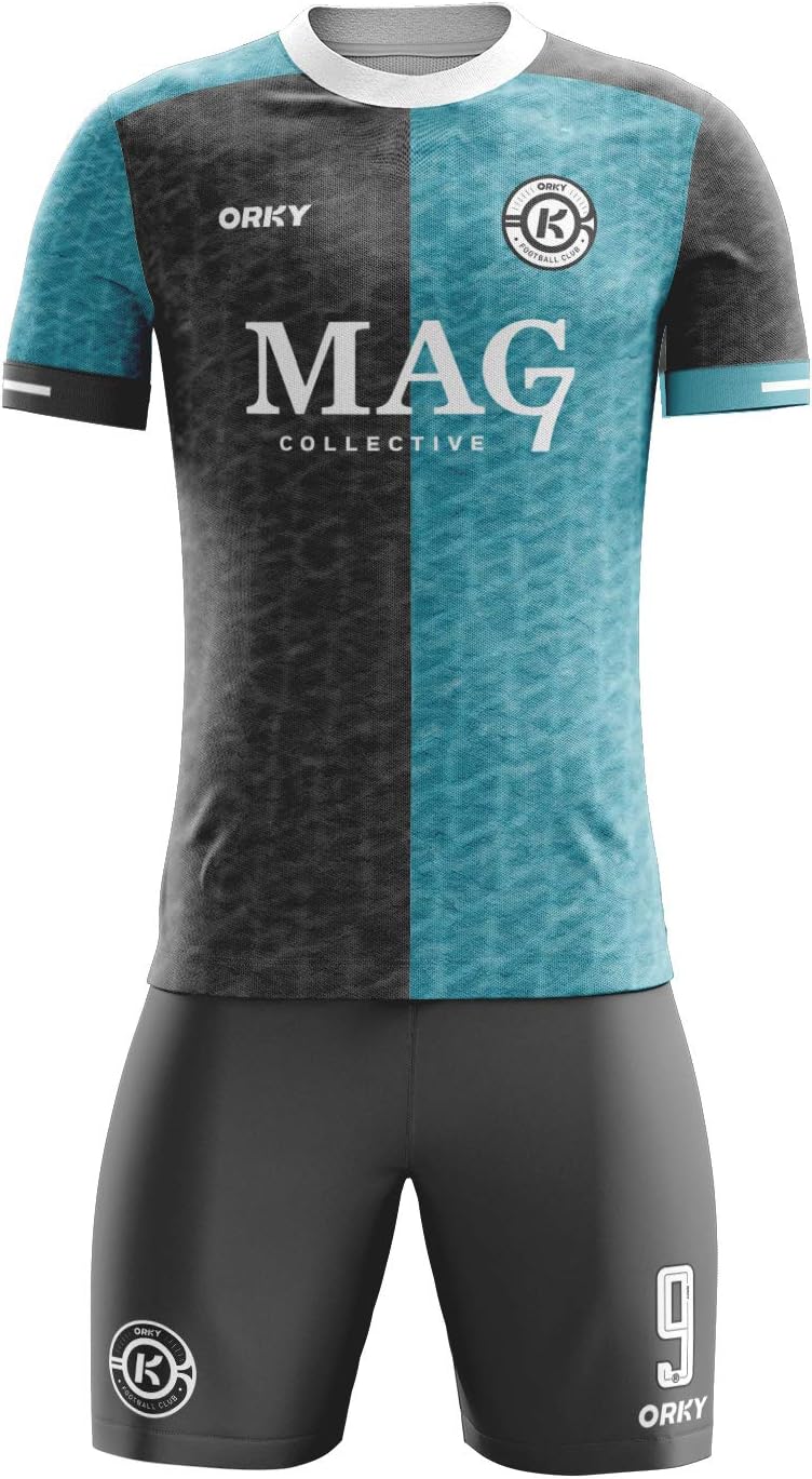 ORKY Customize Soccer Jersey Shirt and Shorts Full Sports Team Training Uniform for Men/Youth Journey