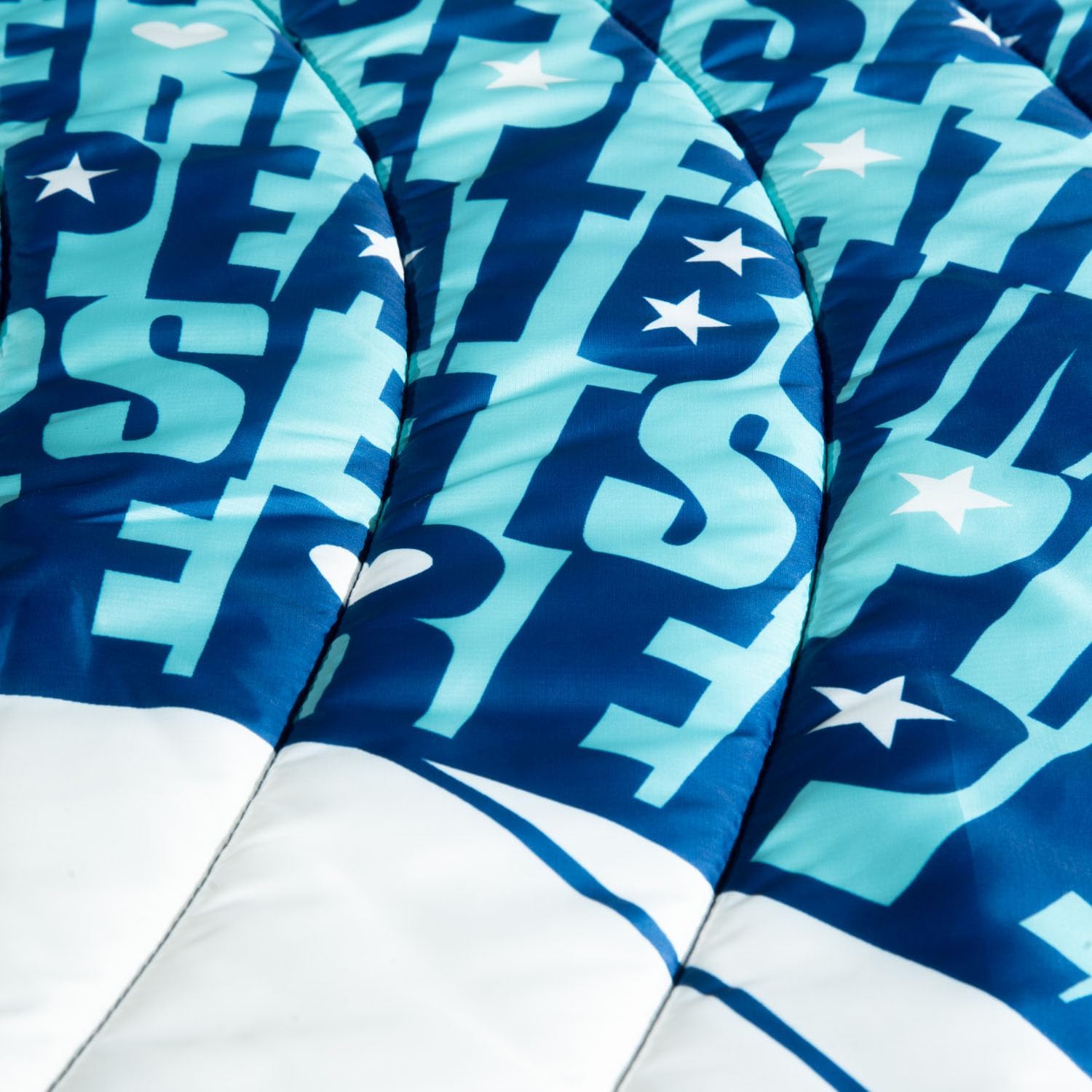 ChalkTalkSPORTS Volleyball Performance Puffy Quilted Blanket | Bump Set Spike Gameday Blanket