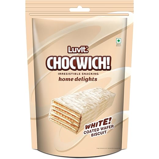 LuvIt Chocwich White Wafer Chocolates 160g
