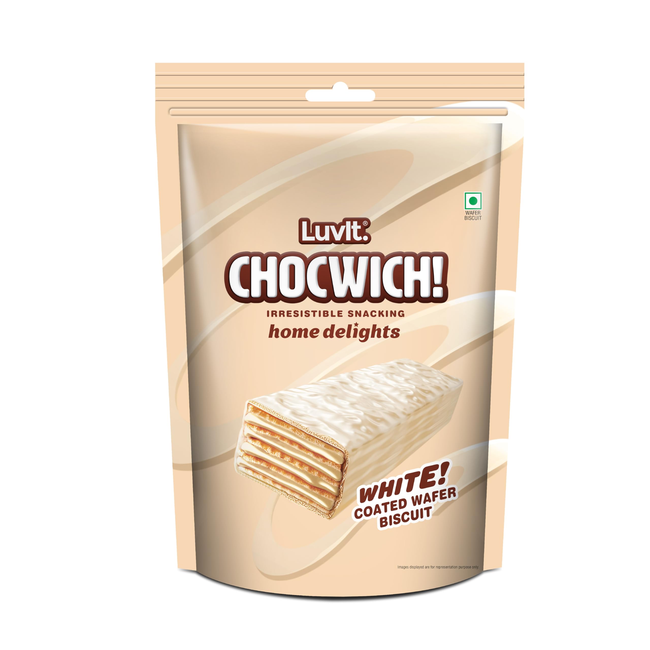 Chocwich White Home Delights Wafer Chocolates | Crunchy & Delicious | Homepack | Gift Combo | Pack of 1-160g