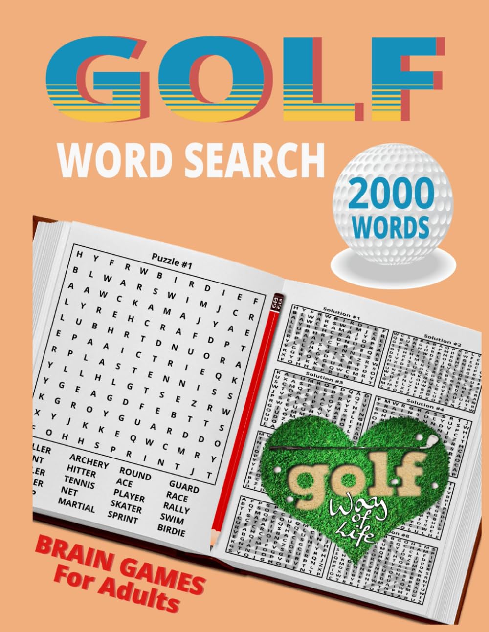 Golf Word Search for Adults: Relaxing Golf-Themed Puzzles for Brain Exercise and Fun (BLACK FRIDAY WORD SEARCH)