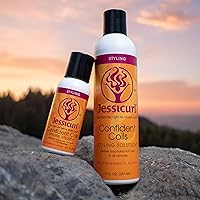 Vista 2 de Jessicurl, Confident Coils Styling Solution, Citrus Lavender, 8 Fl oz. Curl Cream for Humidity Control and Frizz Control, Curly Hair Products