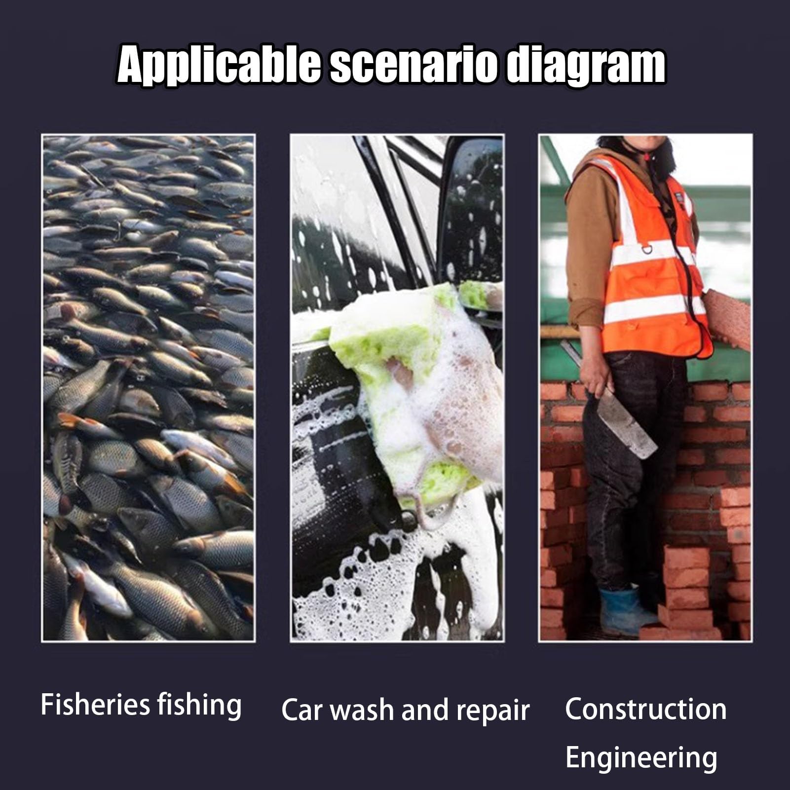Stivali A Coscia da Pesca Stivali da Acqua Leggeri e Impermeabili in PVC, usati per la Pesca Subacquea, Il Lavaggio dell'auto e la Caccia.