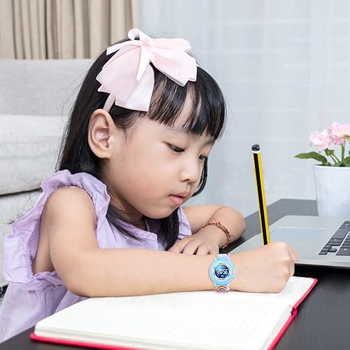 Miniatura 5 de Relojes impermeables de dibujos animados 3D para niños con alarma, los mejores regalos de juguetes para niñas de 3 a 10 años