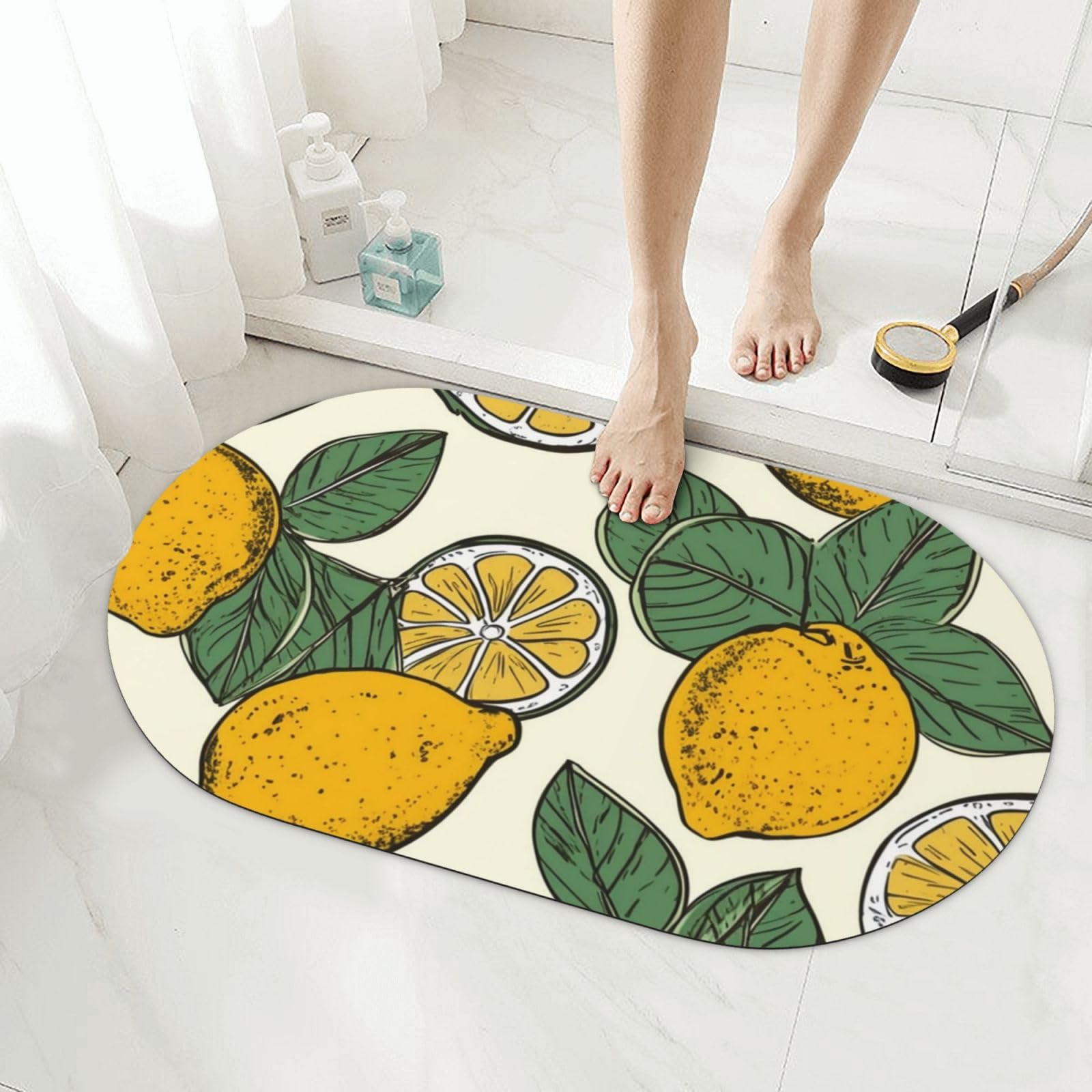 Tapis de sol de salle de bain super absorbant et séchage rapide