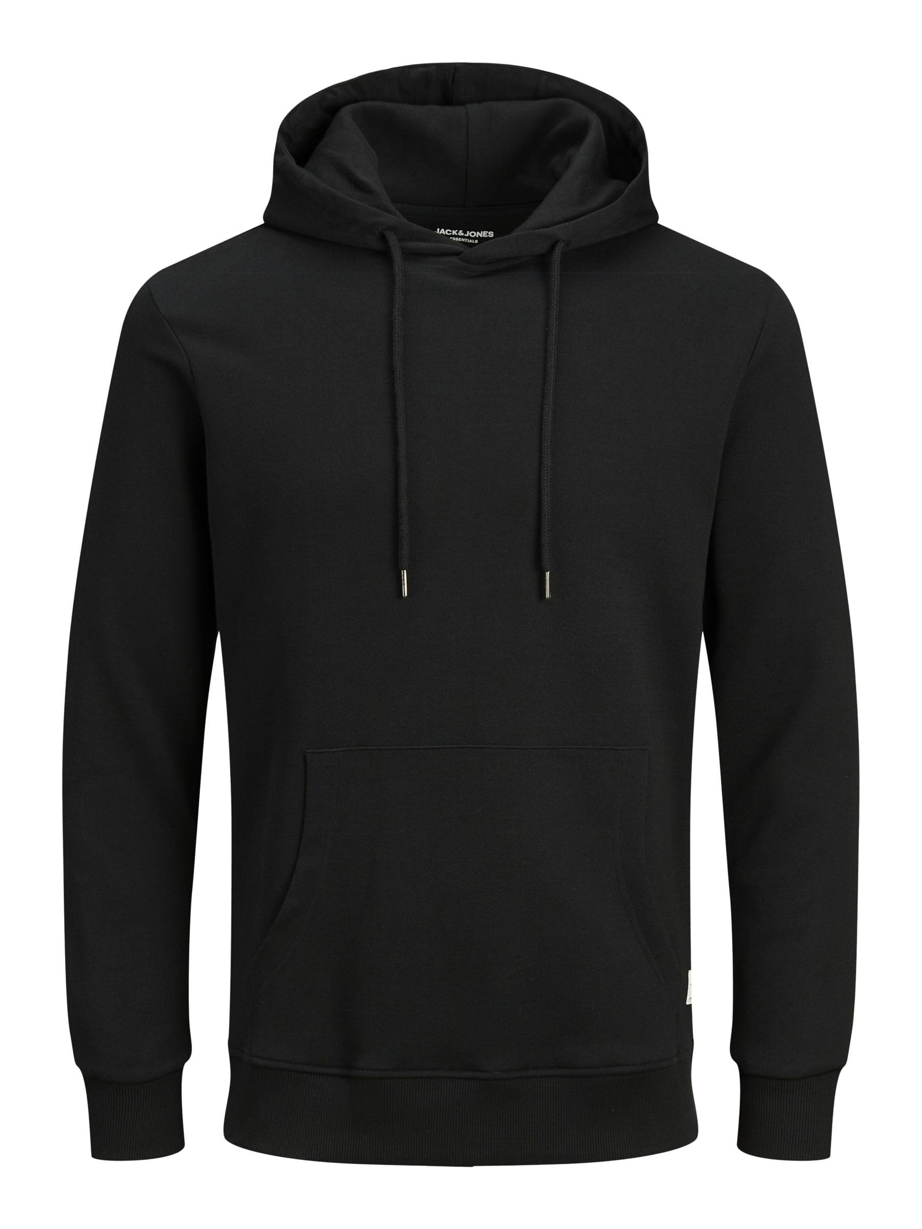 JACK & JONES Male Kapuzenpullover Einfarbig Kapuzenpullover