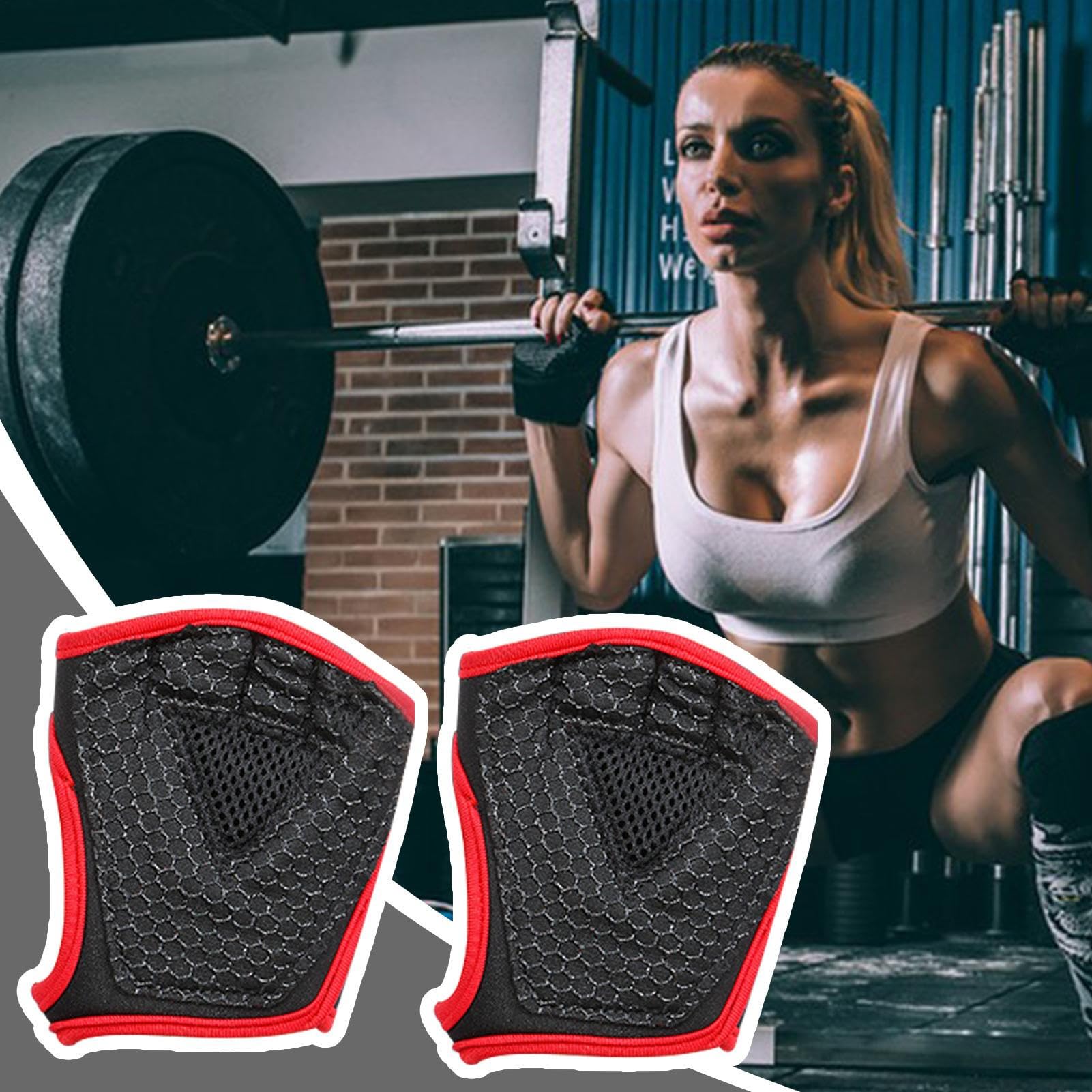 Damskie rękawiczki do ćwiczeń damskie rękawice na siłownię | Mittens Oddychające Half Finger Weight Training Accessories Training Equipment Anti-skid Yoga Protection
