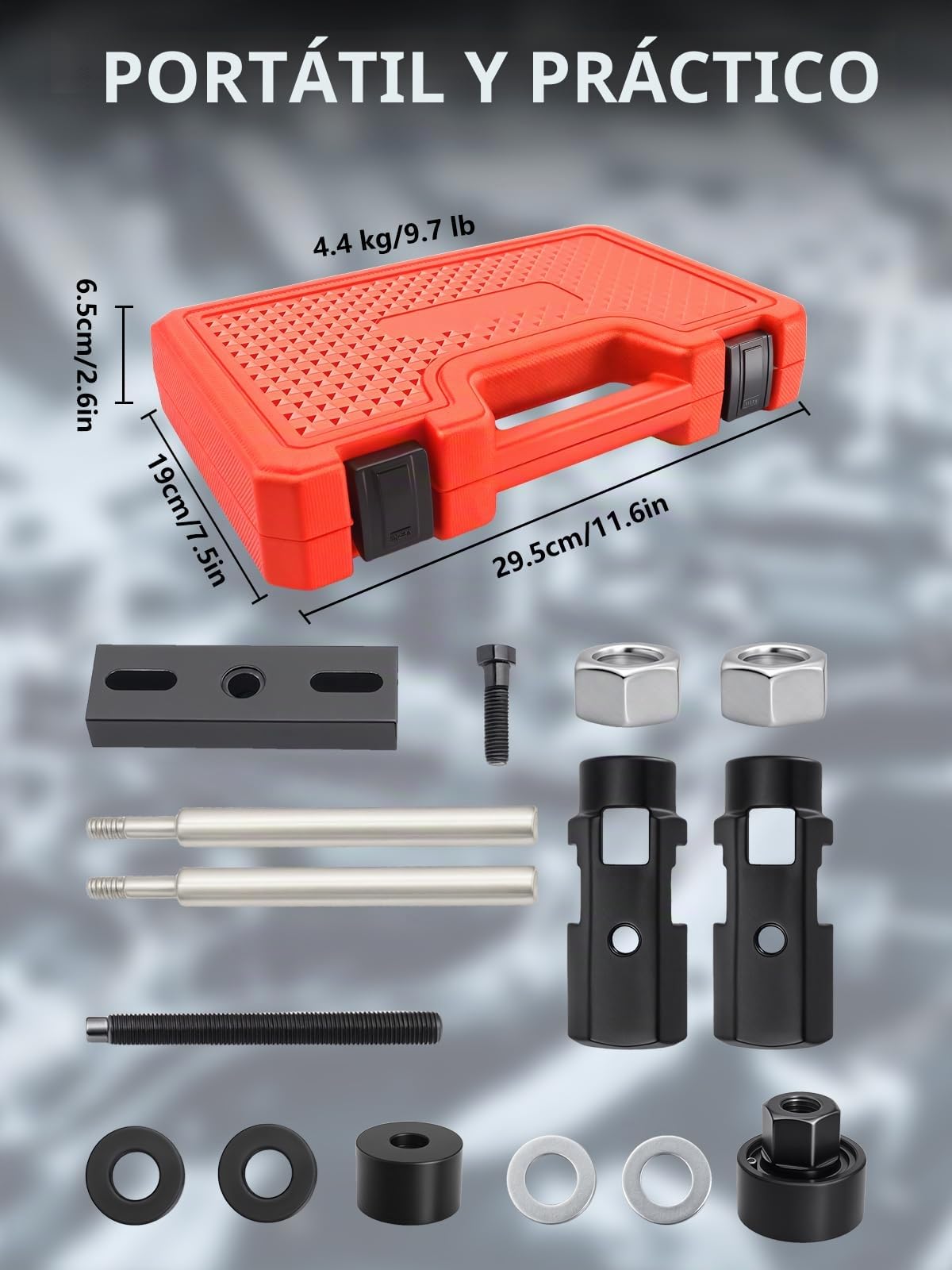 Kit de Extracción de Inyectores, para Fo Rd 2.0 TDCI EcoBlue Diesel, Juego Extractores, 303-1706 Compatible con Edge, Focus, Galaxy, Kuga, Mondeo, Tourneo, Transit