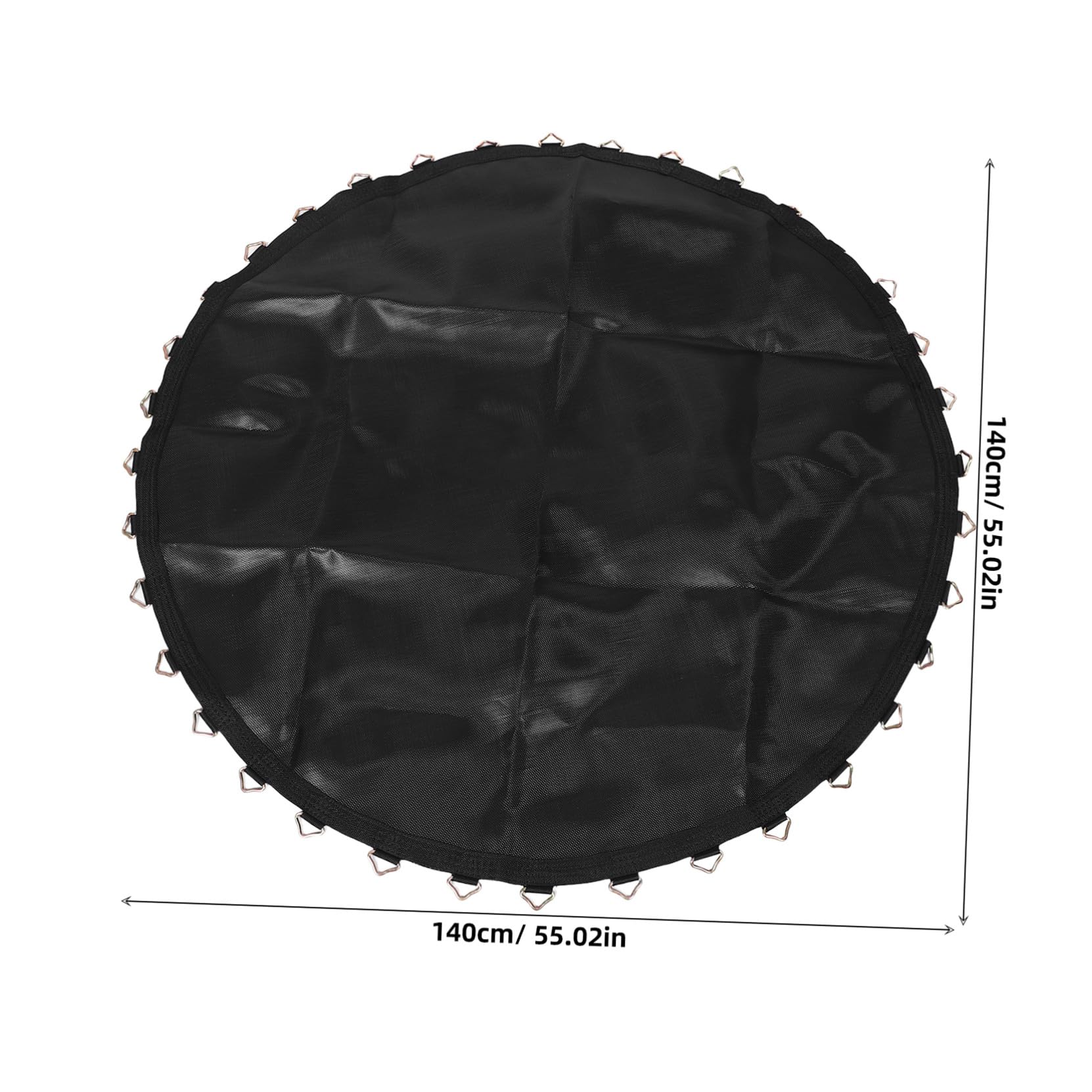 Tappetino elastico rotondo di ricambio per trampolino elastico con ganci – Tappetino elastico per fitness all'aperto per allenamenti in palestra e divertimento in giardino