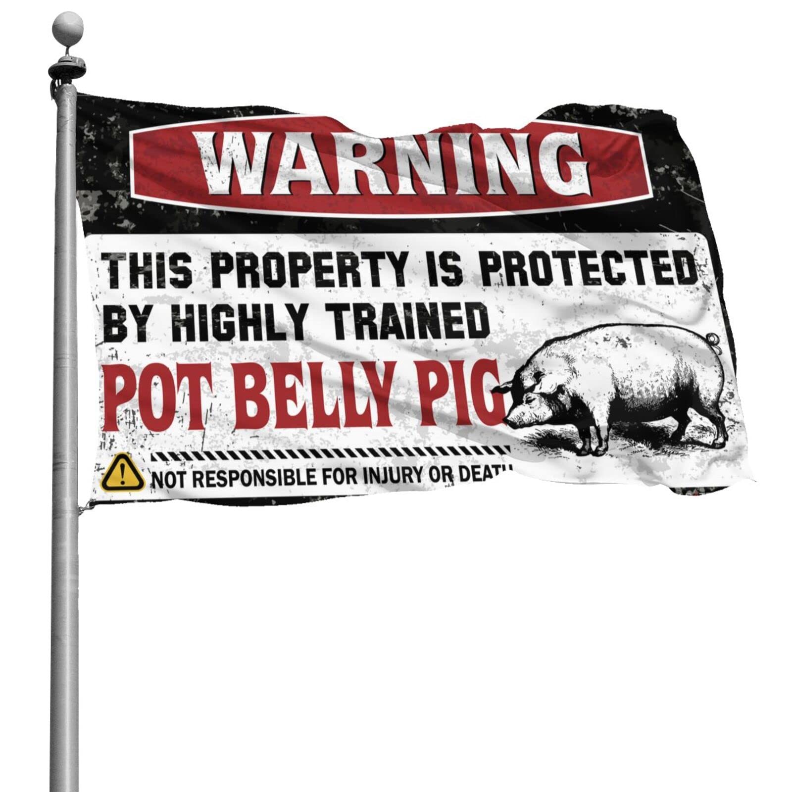 Drapeaux drôles pour les hommes COTECI décoration de terrasse humour cochon