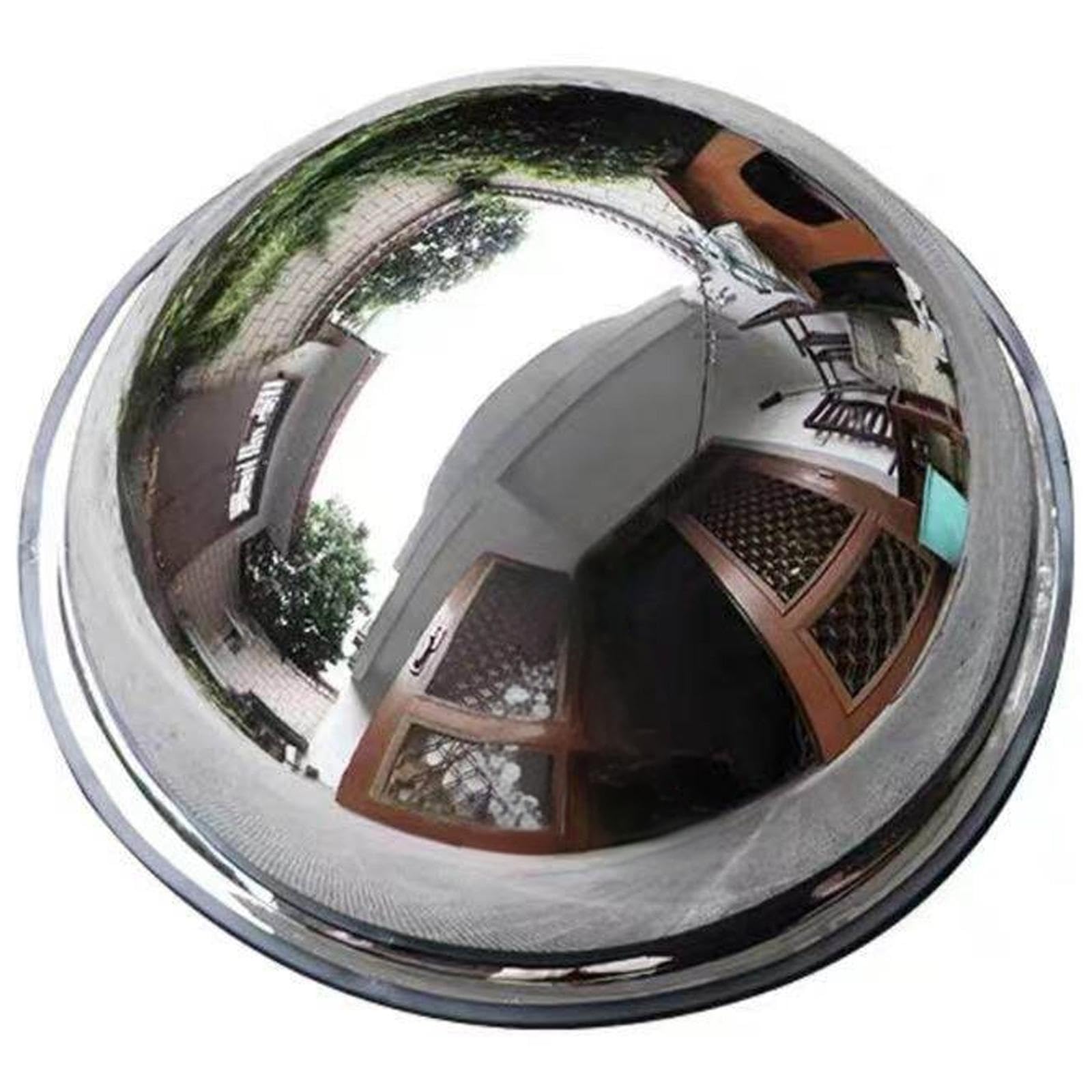 Specchio Stradale Convesso in Acrilico, Specchio di Sicurezza per Angoli Ciechi, Specchio Parabolico con Visibilità a 360° per Negozi, Magazzini/Corridoi Esterni