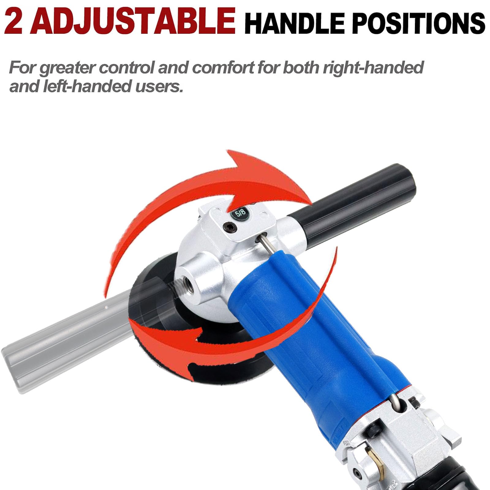 Polisseuses à pierre humide à air de 10,2 cm, échappement arrière 5500 tr