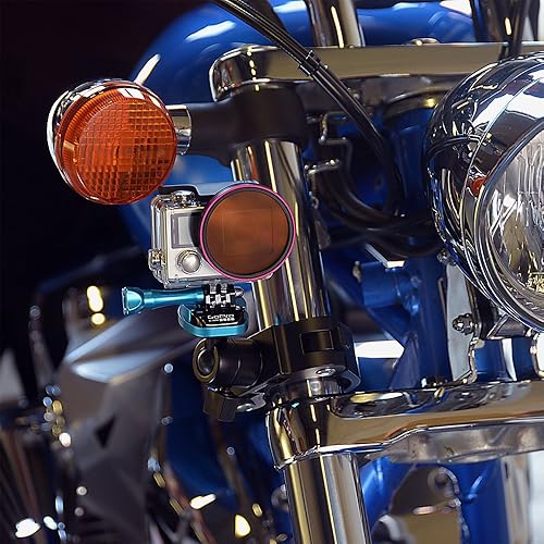 Miniatura 6 de Fotodiox Pro GoTough - Soporte de carreras para jaula antivuelco y barras, horquillas delanteras de motocicleta y manillares, hasta 2.1 pulgadas de