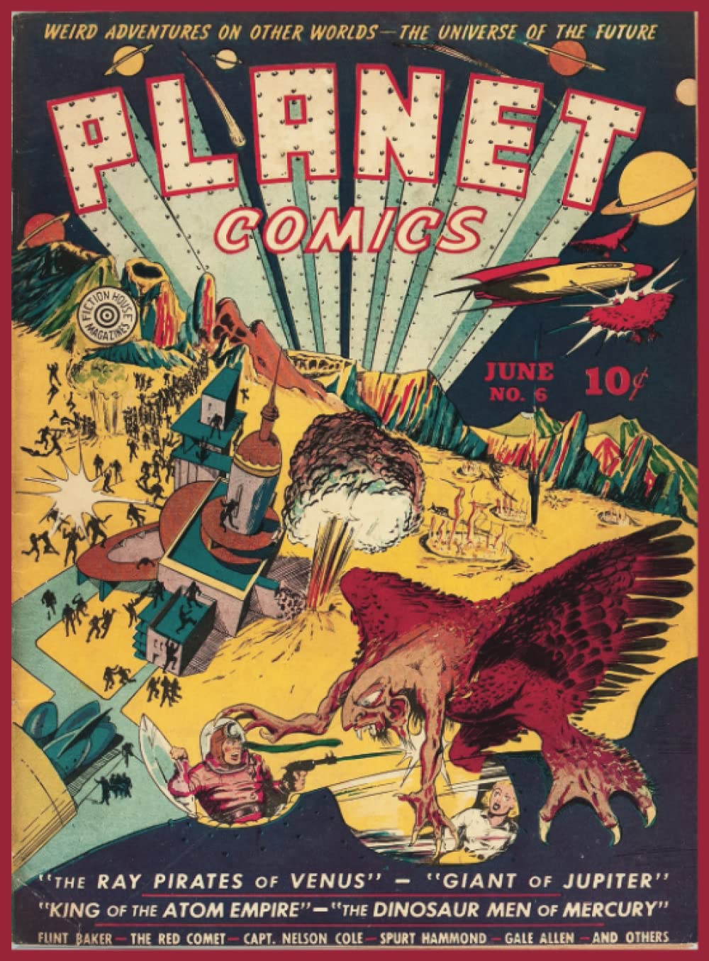 Planet Comics #6: Vintage | Golden Age | Sci-Fi | June 1940 (Planet Comics (Golden Age))