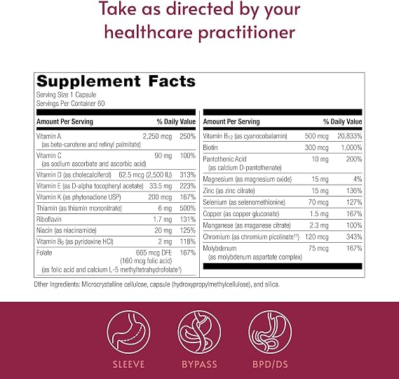 Bariatric Advantage High ADEK Multi, 60 Capsules