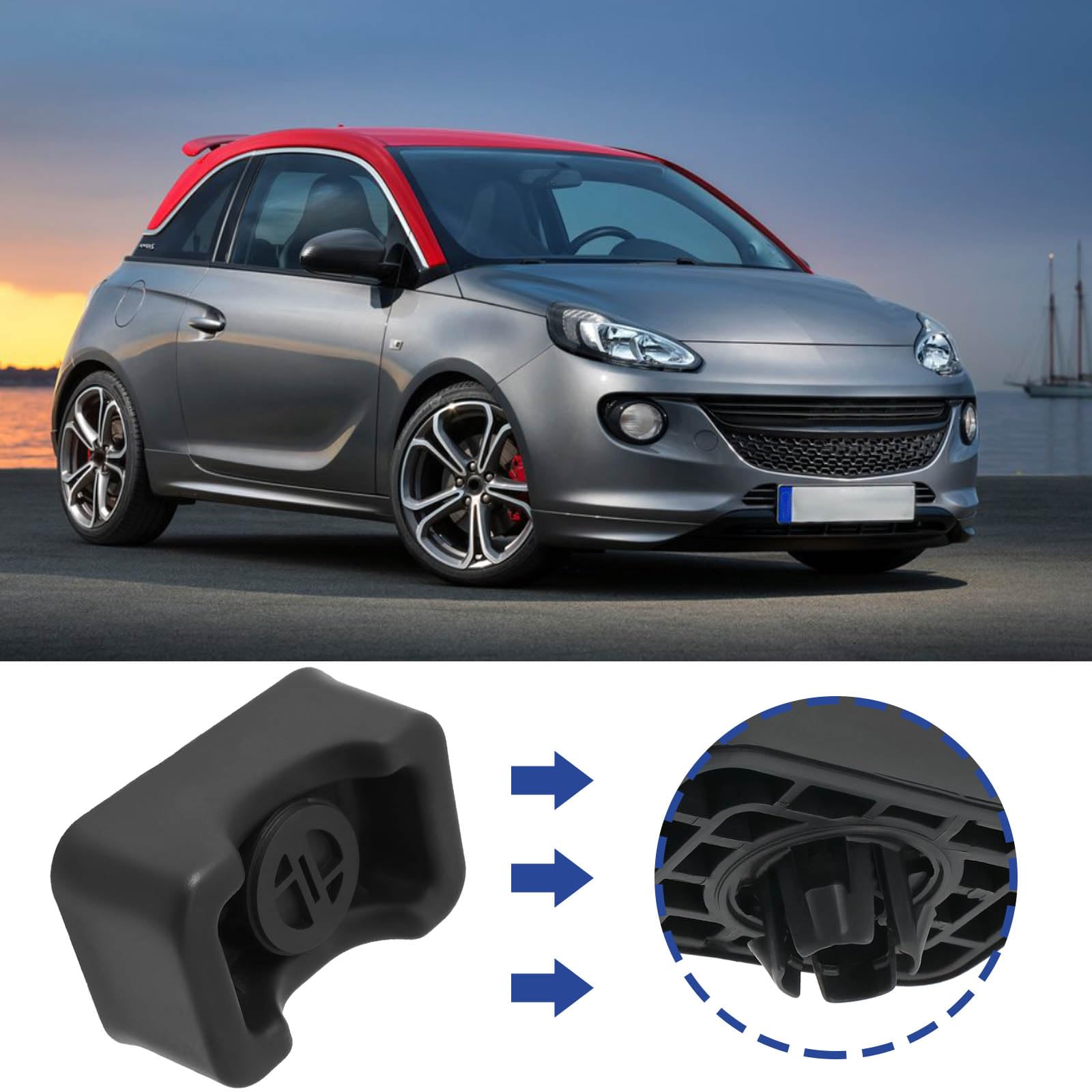1Pc Supporto Per Cric Per Auto Cric Pad Supporto Per Carrozzeria Cuscinetto Di Sollevamento Parte Di Ricambio 0005833403 Compatibile Con Mercedes-Benz W177 W247