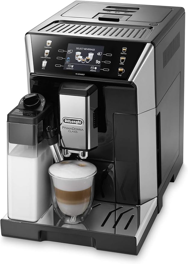 DeLonghi ECAM 550.65.SB PrimaDonna Class bean-to-cup machine black: Home &  Kitchen - Amazon.com