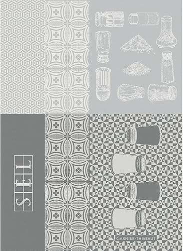 Garnier Thiebaut Salieres Blanc - Toalla de cocina, 22 x 30 pulgadas