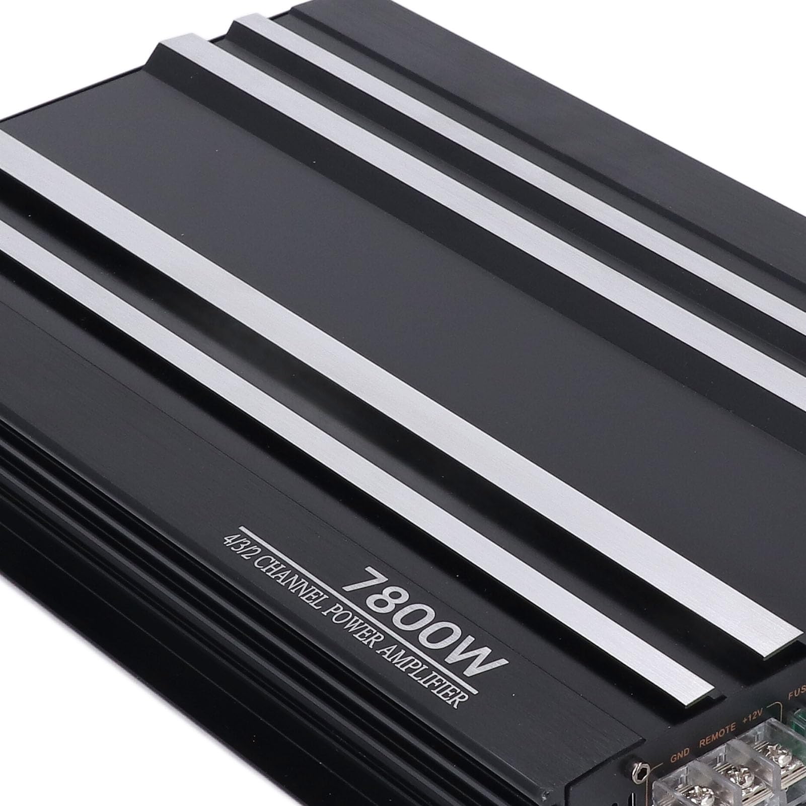 Amplificador de Automóvil AB de Clase 7800W AMP de Potencia de bajo Puro para Motocicleta DC 12V, Impacto Mejorado de Baja Frecuencia